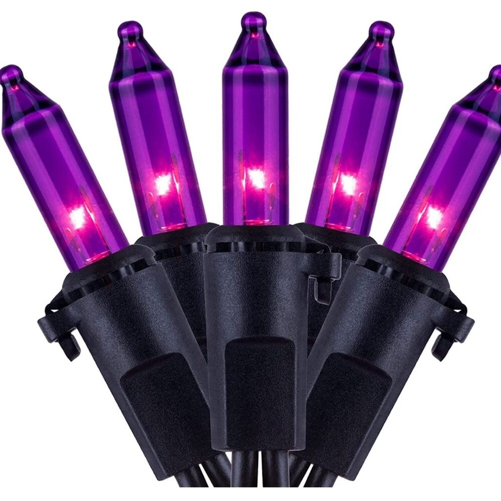 70 Halloween Purple Lights